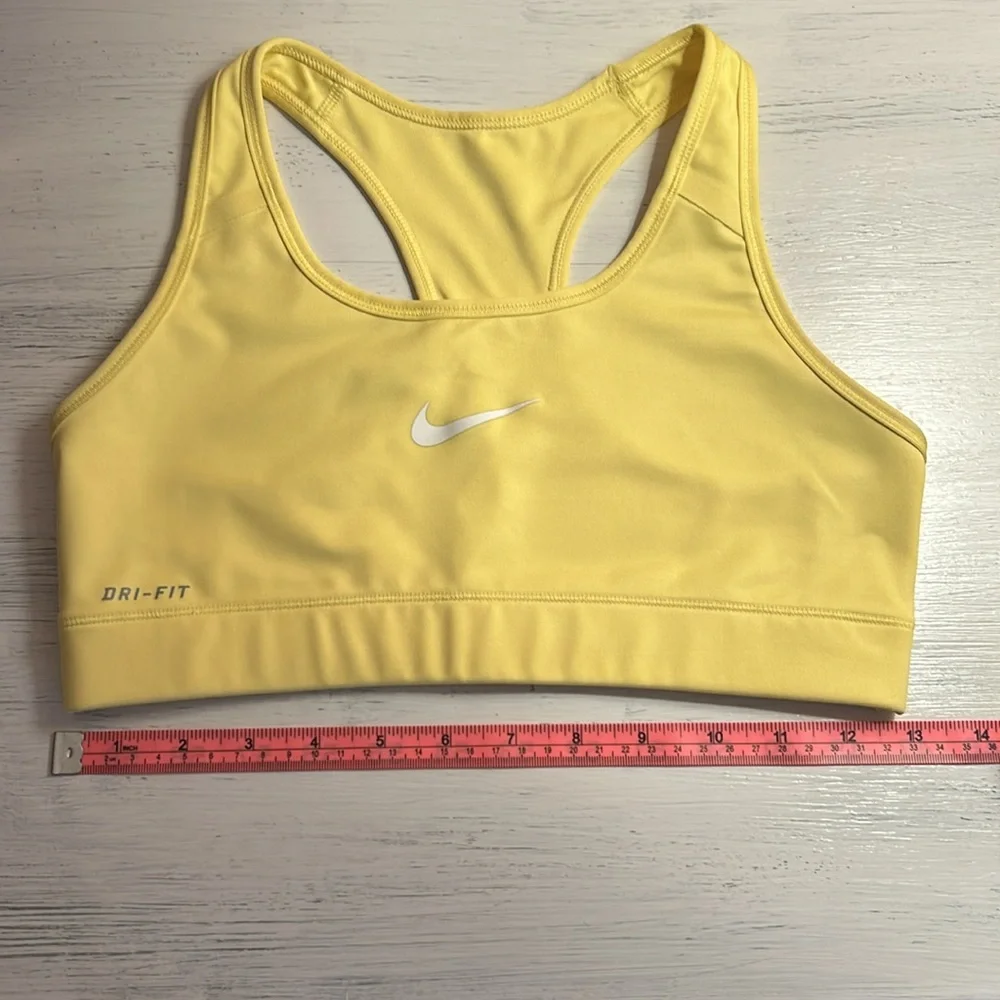 Nike Dri-Fit Yellow Sport Bra - Picture 7 of 10